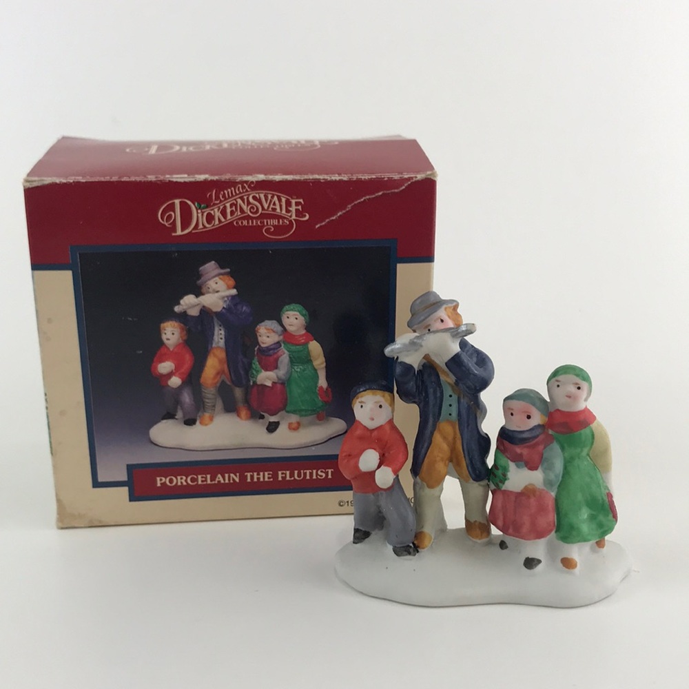 Lemax Dickensvale Collectibles Porcelain The Flutist